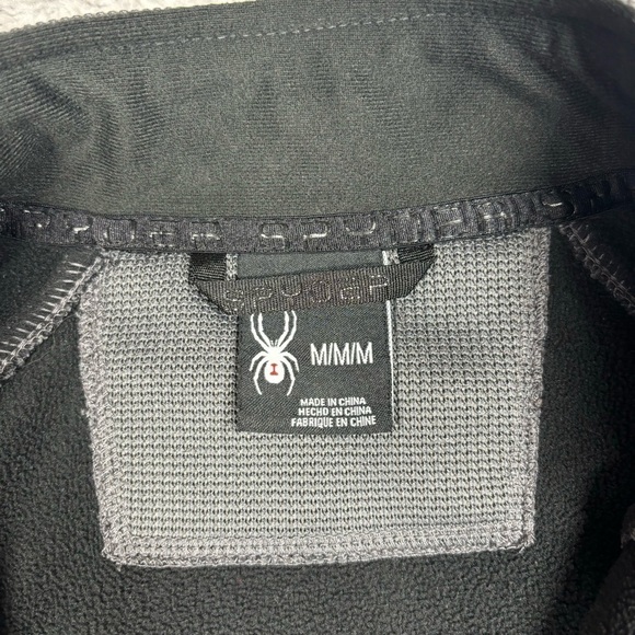 Spyder Pullover Womens Medium Half Zip Layer Pockets Activewear Skiing Outdoors - Picture 2 of 5